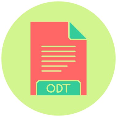 dosya biçimi simgesi, vektör illüstrasyonu