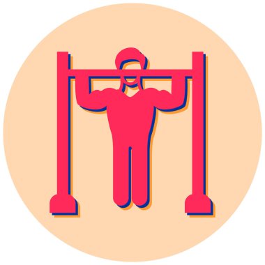 Spor takım elbiseli bir adamın vektör çizimi