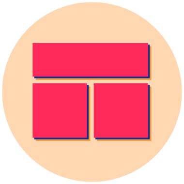 Modern eğitim ikonunun vektör illüstrasyonu