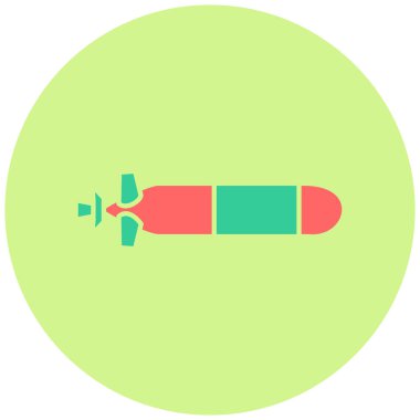 Torpido simgesinin vektör çizimi