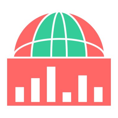 seo modern simgesinin vektör illüstrasyonu