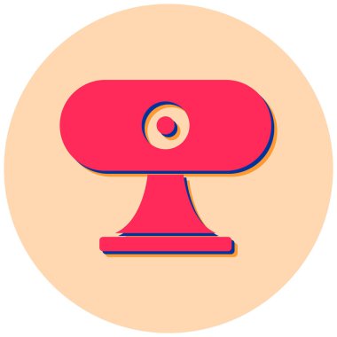 Web kamerası. Web simgesi basit illüstrasyon