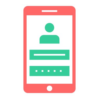 cep telefonu ikonu vektör illüstrasyonu