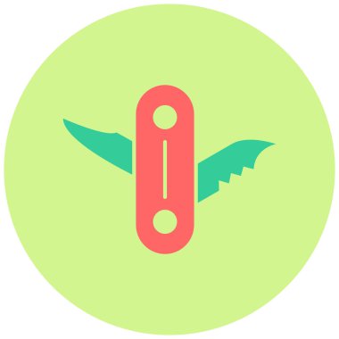 bıçak, web simgesi vektör illüstrasyonu