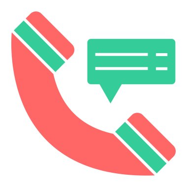 Sohbet simgesi vektör illüstrasyonu