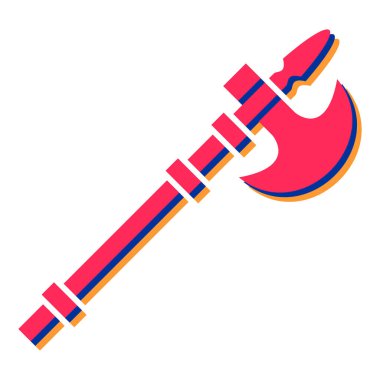 Balta simgesi, vektör illüstrasyonu basit tasarım 