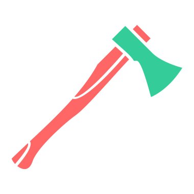 Balta simgesi. Vektör illüstrasyonu