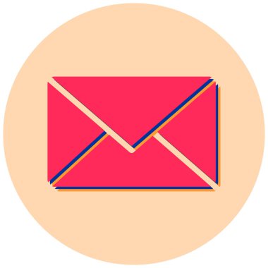 E- posta simgesi vektör illüstrasyonu