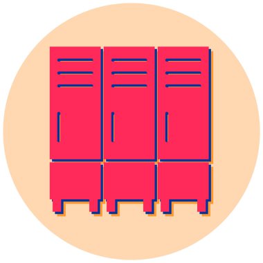 Modern mobilya simgesinin vektör illüstrasyonu