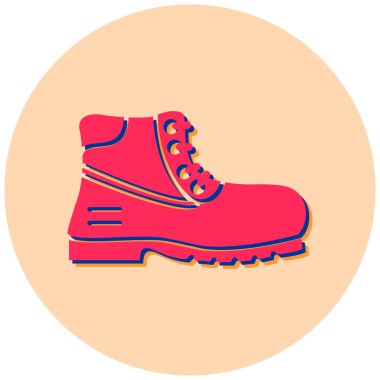 Spor ayakkabı. Web simgesi basit illüstrasyon