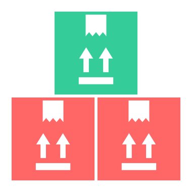 kutu simgesi, vektör illüstrasyonu