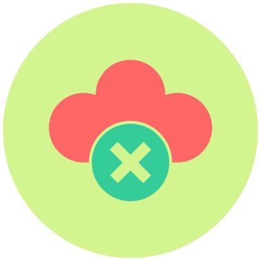 Bulut. Web simgesi basit tasarım