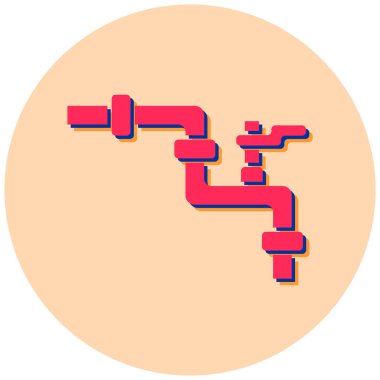 su musluğu vektör simgesi