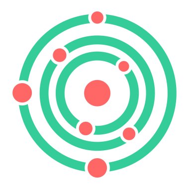 Bir çember simgesinin vektör illüstrasyonu