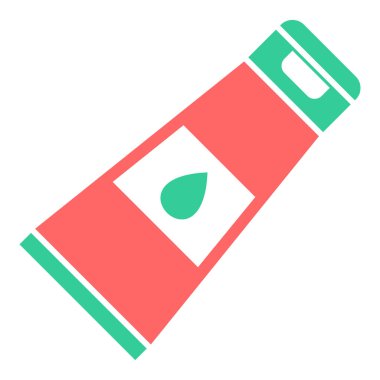 Krema. Web simgesi basit illüstrasyon