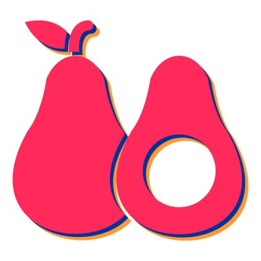 Taze meyvelerin vektör çizimi