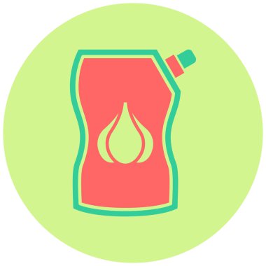 Mayonez ikonu. Basit resimleme