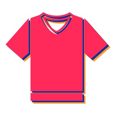 Tişört ikonu. vektör illüstrasyonu