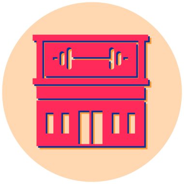 Beyaz arkaplanda izole edilmiş modern simgenin vektör illüstrasyonu 