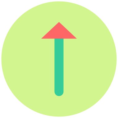 Ok. Web simgesi basit illüstrasyon