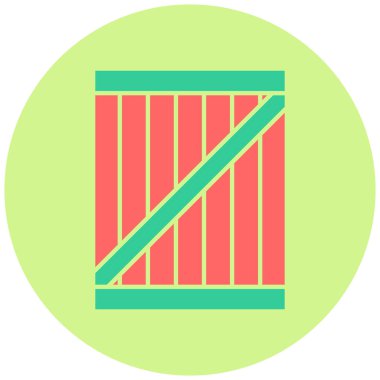 Bina. Web simgesi basit illüstrasyon