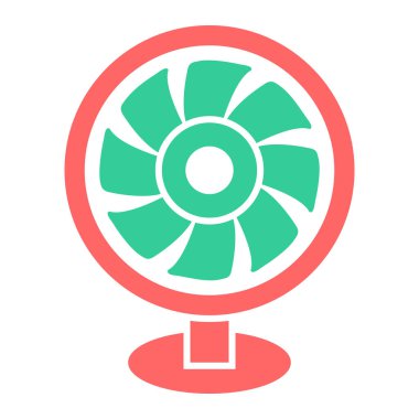 fan simgesi vektör illüstrasyonu