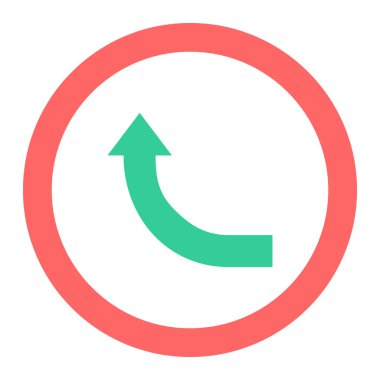 navigasyon oku vektör simgesinden yukarı