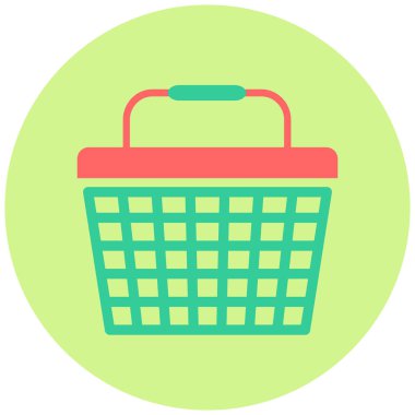 Alışveriş arabası. Basit tasarım 