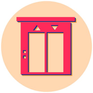 Dükkan. Web simgesi basit illüstrasyon