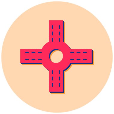 Bir ortaçağ simgesinin vektör çizimi