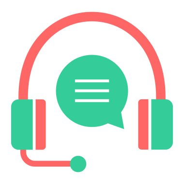 Destek. Web simgesi basit tasarım