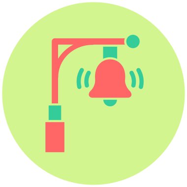 Tren Çanı vektör simgesi