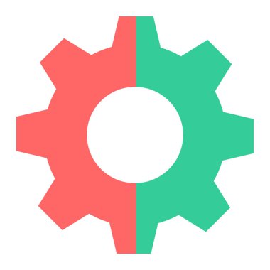 Teçhizat Web simgesi basit illüstrasyon