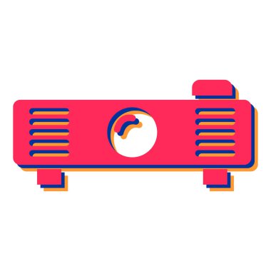 Klima ikonu. Beyaz arkaplanda izole edilmiş web tasarımı için sinema bileti vektör simgelerinin basit çizimi