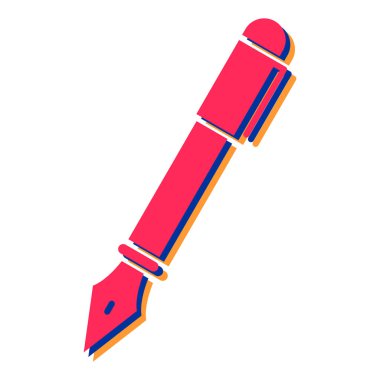 kalem simgesi vektör illüstrasyonu