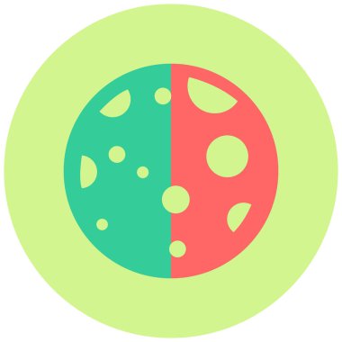 ay simge, basit vektör çizim