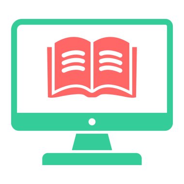 bilgisayar simgesi, vektör illüstrasyonu basit tasarım