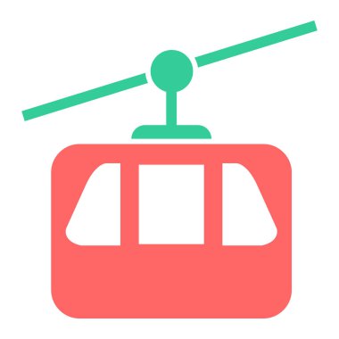 tren simgesi vektör illüstrasyonu