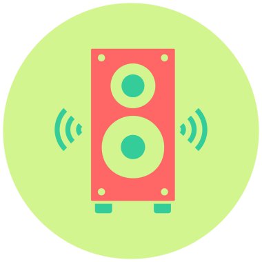 hoparlör vektör simgesi modern basit tasarım 