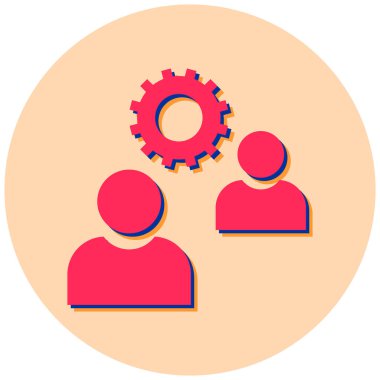 Geliştirme ve insanlar için iş yönetimi dairesi simgesi