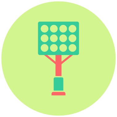 Stadyum ışıkları. Basit tasarım