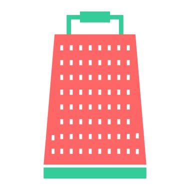 Bina. Web simgesi basit tasarım