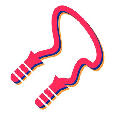 Beyzbol sopası çizilmiş.