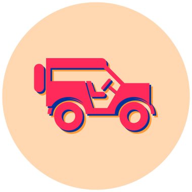 Kamyon. Web simgesi basit illüstrasyon