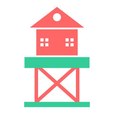 Çiftlik. Web simgesi basit tasarım