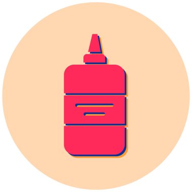 Yapıştırıcı. Web simgesi basit illüstrasyon