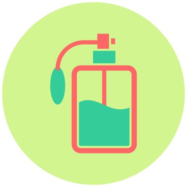 Parfüm. Web simgesi basit illüstrasyon 