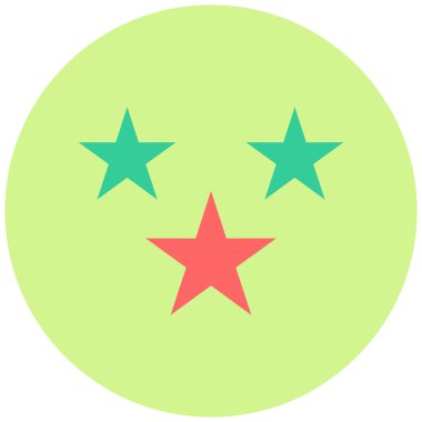 yıldız simgesi, vektör çizimi