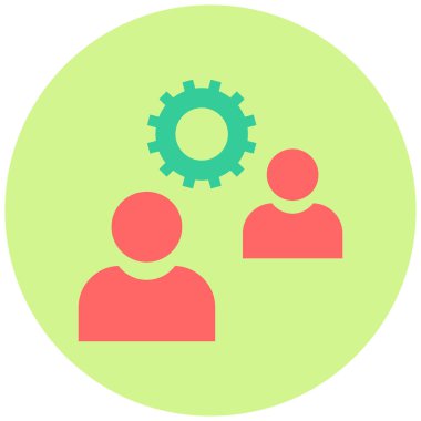 Beyin. Web simgesi basit illüstrasyon