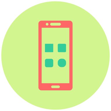 Cep telefonu. Basit resimleme